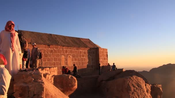 Moses Mountain. Sinai Peninsula. Egypt — Wideo stockowe