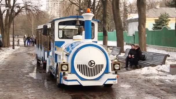 Crianças locomotiva — Vídeo de Stock