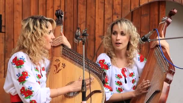 Украинская народная песня — стоковое видео