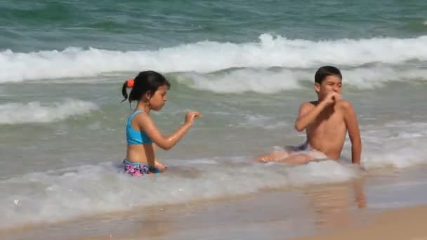 Playa en Túnez — Vídeo de stock