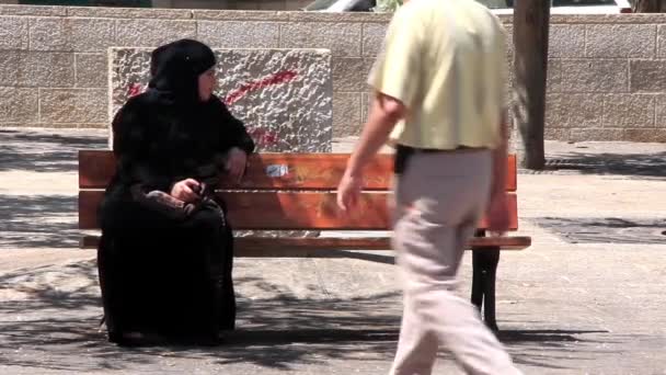 Wailing wall. Klaagmuur. de gejammer plaats van de Joden — Stockvideo