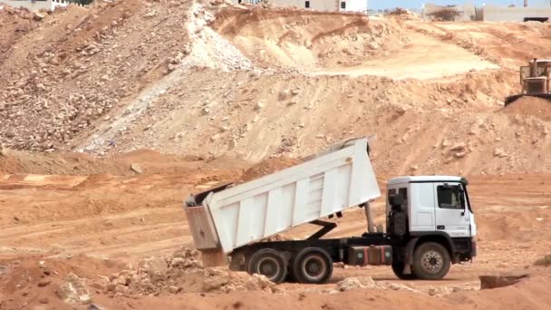 Dumper truck — Stock Video