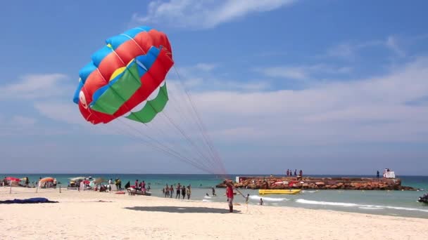 Parapente — Vídeo de stock