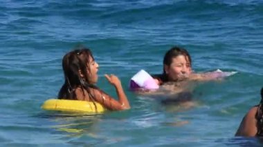 Deniz kenarında tatil yaz