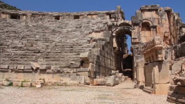 Antik Yunan-Roma amfi. Myra eski adı - demre Türkiye