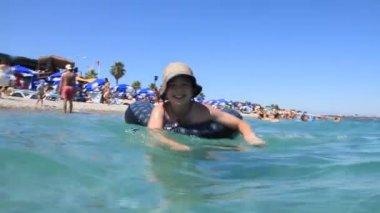 Deniz kenarında tatil yaz