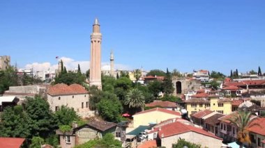 Kaleiçi - eski şehir. Yivli Minare. Antalya, Türkiye