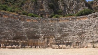 Antik Yunan-Roma amfi. Myra eski adı - demre Türkiye