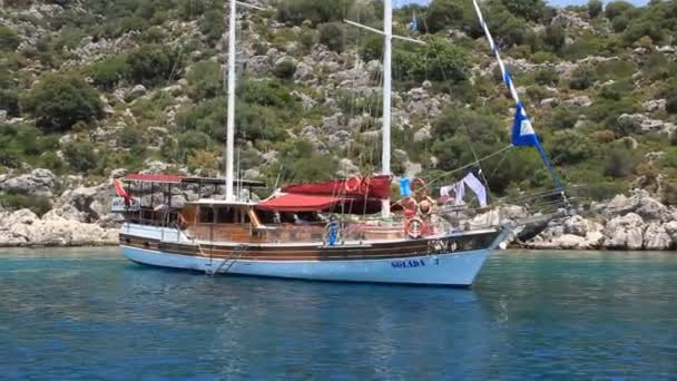 Voyage. Туреччина Кекова Simena регіону - Apollonia Західної Телець — стокове відео