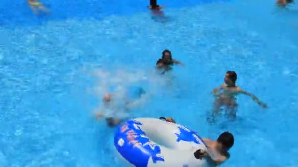 Aquapark in Antalya, Turkey — Stock Video
