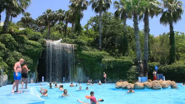 Aquapark ad Antalya, Turchia — Video Stock