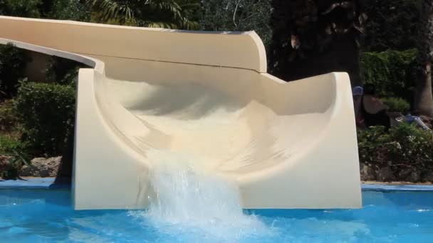 Aquapark in Antalya, Turkey — Stock Video