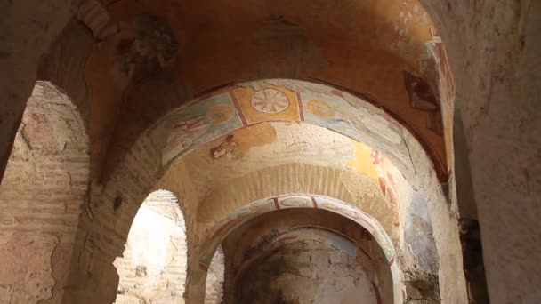 Iglesia de San Nicolás en Myra nombre antiguo - Demre Turquía — Vídeo de stock