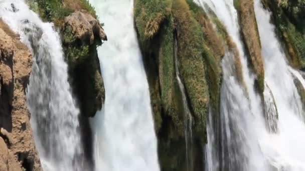 Duden-Wasserfall in Antalya, Türkei — Stockvideo