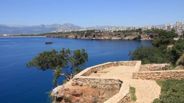 Costa Antalya, Turquía — Vídeo de stock