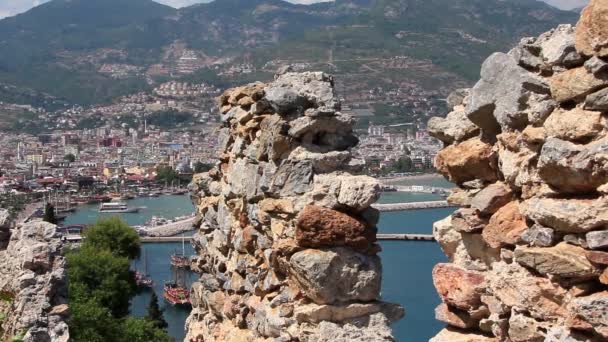 Seacoast Alanya, Turkey — Stock Video