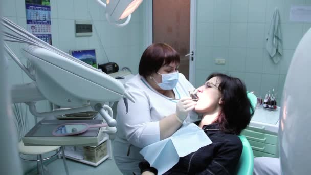 Servicio de salud dental — Vídeo de stock