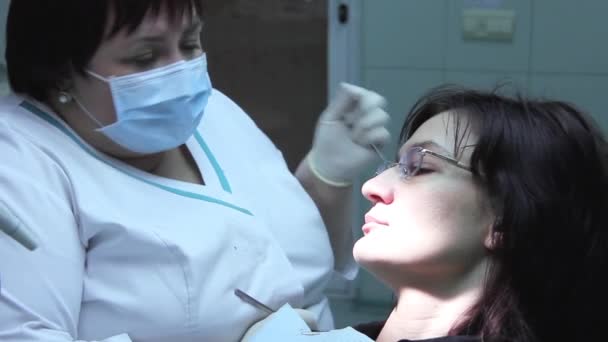 Servicio de salud dental — Vídeo de stock