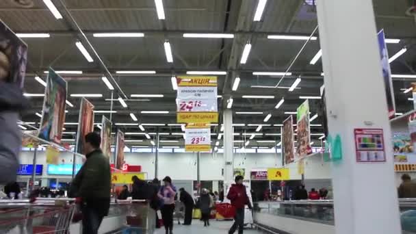 Супермаркет — стоковое видео
