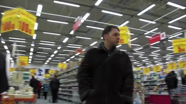 Supermarkt — Stockvideo