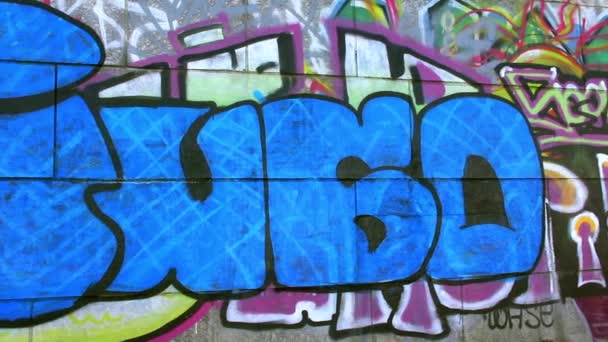 Graffiti — Videoclip de stoc