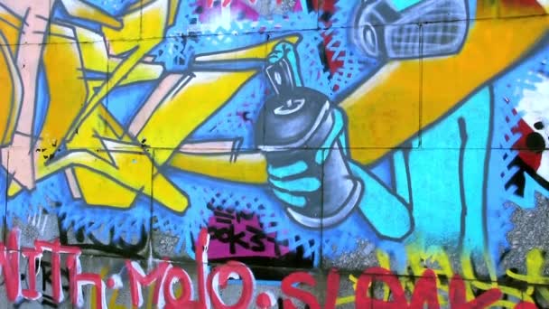 Graffiti. — Vídeo de stock