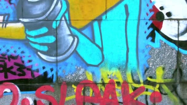 Graffiti — Video Stock