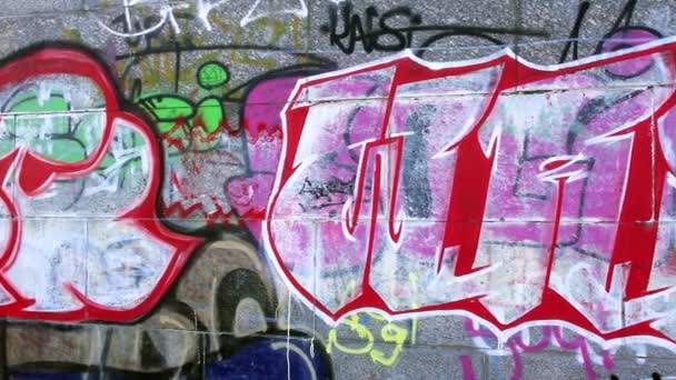 Graffiti — Wideo stockowe