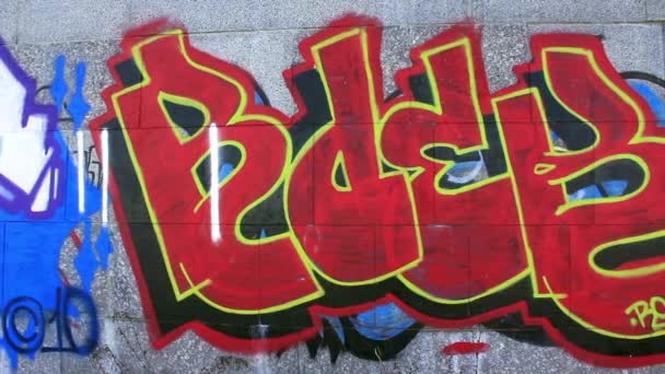 Graffiti — Wideo stockowe