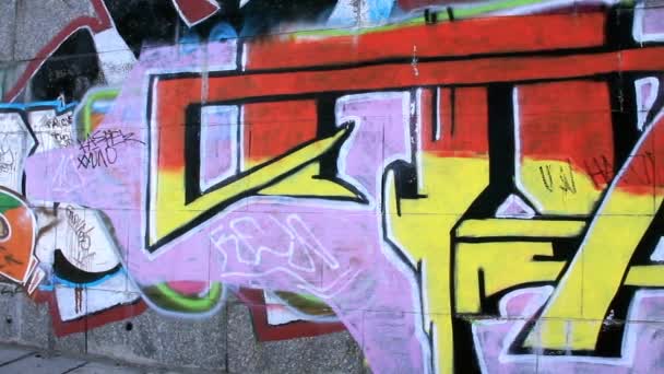 Graffiti — Stockvideo