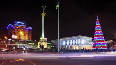 Yeni yıl gün Kiev, Ukrayna