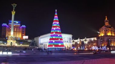 Yeni yıl gün Kiev, Ukrayna