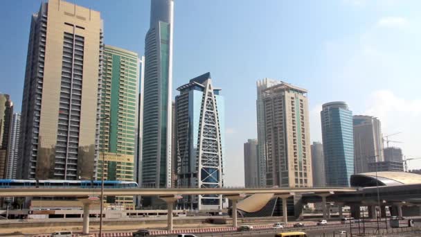 Dubai città — Video Stock