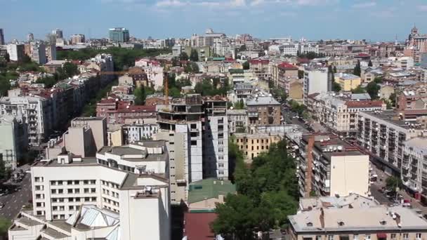 Blick auf Kiev — Stockvideo