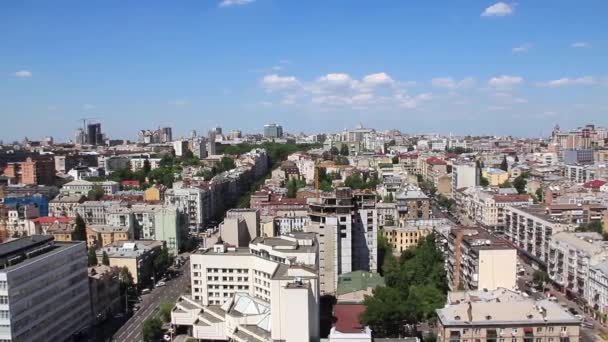 Blick auf Kiev — Stockvideo