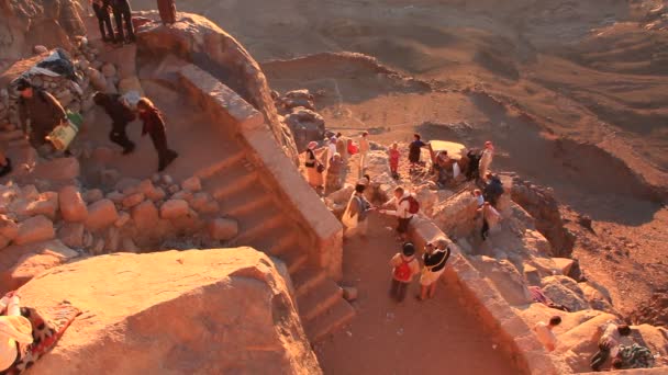 Гора Синай. Восход солнца — стоковое видео