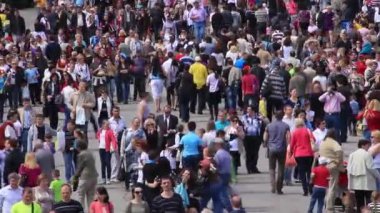 Kiev, Ukrayna, 9 Mayıs 2012: kiev, Ukrayna, 9 Mayıs 2012 yılında Büyük Vatanseverlik Savaşı (İkinci Dünya Savaşı) 67 yıldönümü adanmış tören geçit töreni,