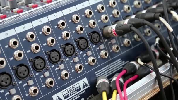 Consola Dj — Vídeos de Stock