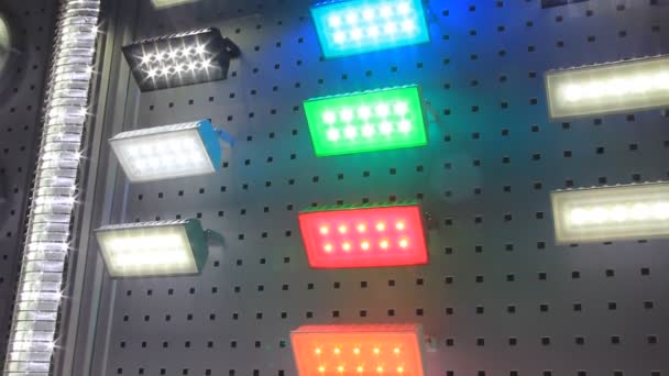 Lampes de couleur variée 