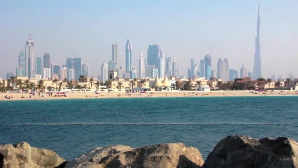 Drapacze chmur, Dubaj, Zjednoczone Emiraty Arabskie — Wideo stockowe