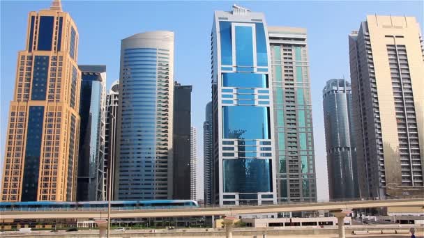 Město Dubaj — Stock video