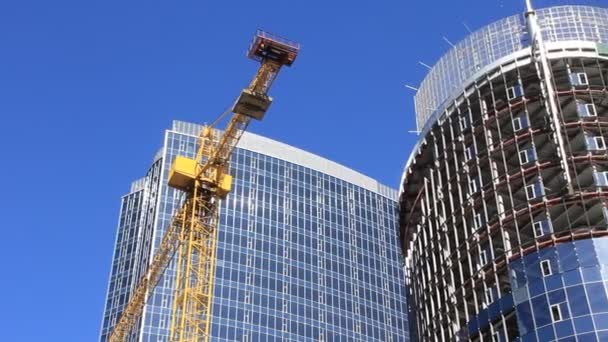 Construction du centre d'affaires — Video