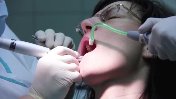 Paciente dental — Vídeo de stock