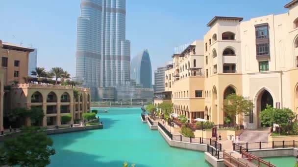 Dubai-Stadt — Stockvideo