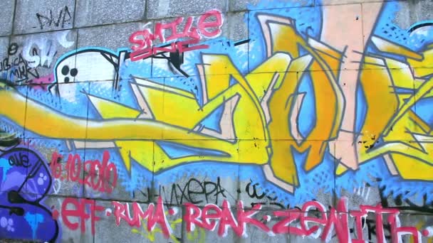 Graffiti — Video Stock