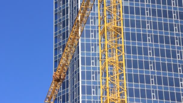 Costruzione di un centro commerciale — Video Stock