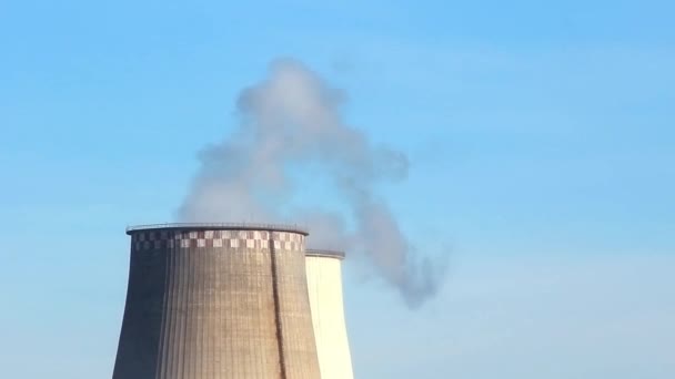 Central electroeléctrica — Vídeo de stock