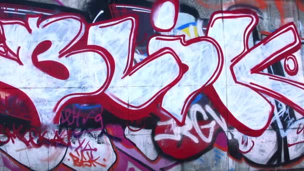 Graffiti — Stock video