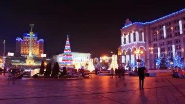 Yeni yıl gün Kiev, Ukrayna