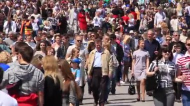 Kiev, Ukrayna, 9 Mayıs 2012: kiev, Ukrayna, 9 Mayıs 2012 yılında Büyük Vatanseverlik Savaşı (İkinci Dünya Savaşı) 67 yıldönümü adanmış tören geçit töreni,